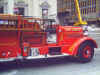 old firetruck in canada day parade